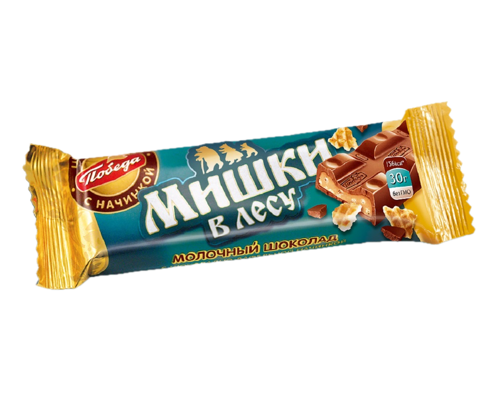 Шоколад молочный Мишки в лесу