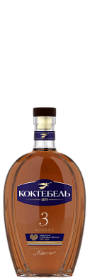 Коньяк Коктебель трехлетний