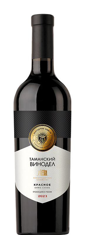 Вино сухое красное "Таманский Винодел"